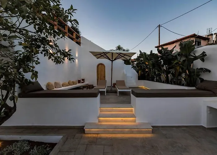 Casacarma I, Privater Pool, Boho-design, Tradition Villa Lakhania