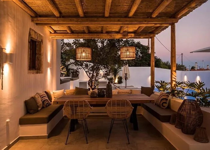 Casacarma I, Privater Pool, Boho-design, Tradition Villa Lachaniá
